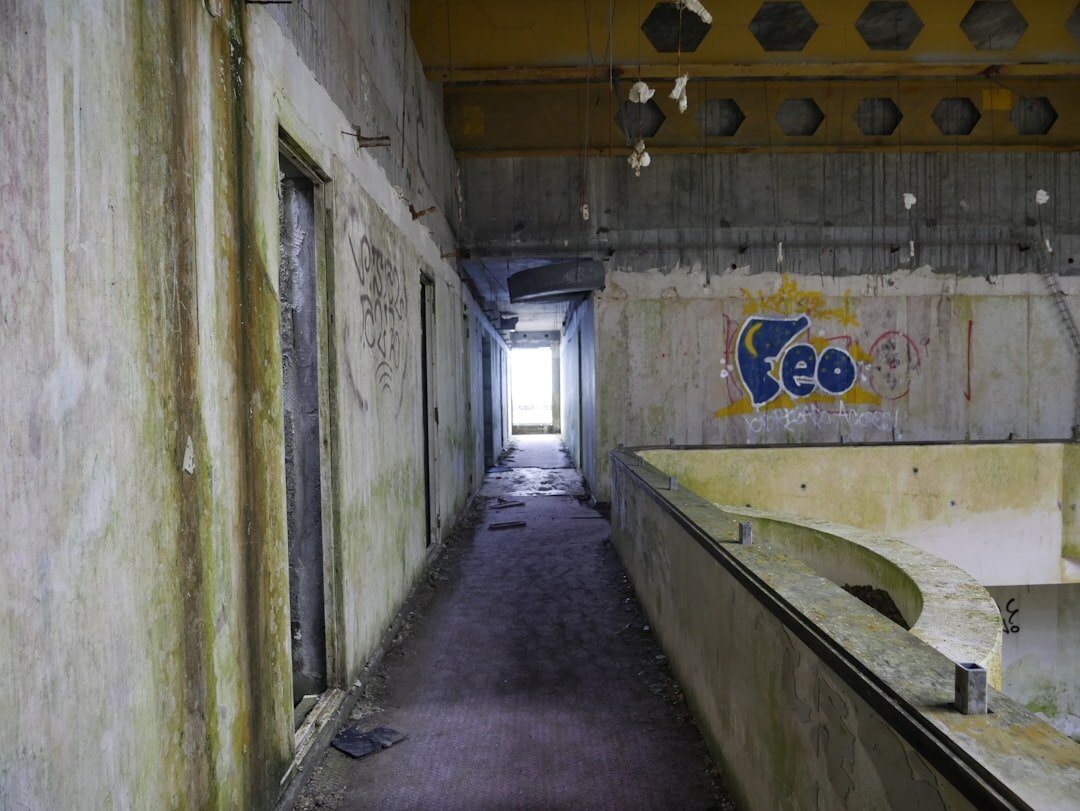abandoned building interior