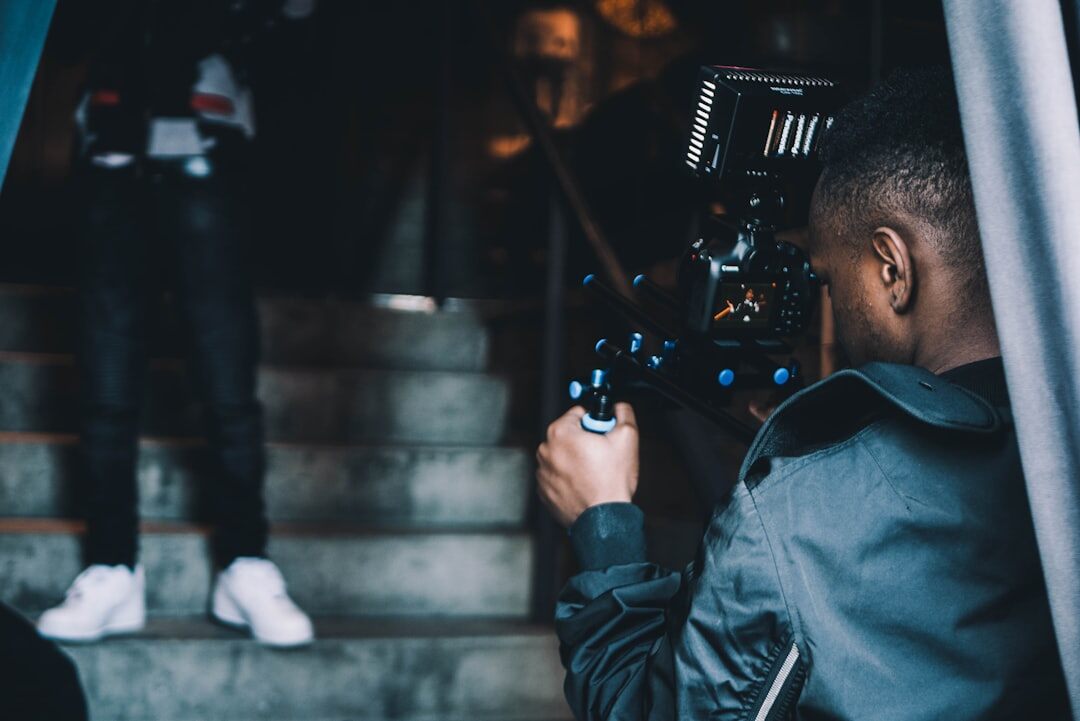 filmmaker with camera