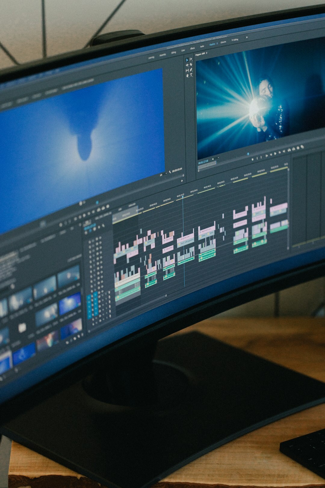 advanced video editing timeline